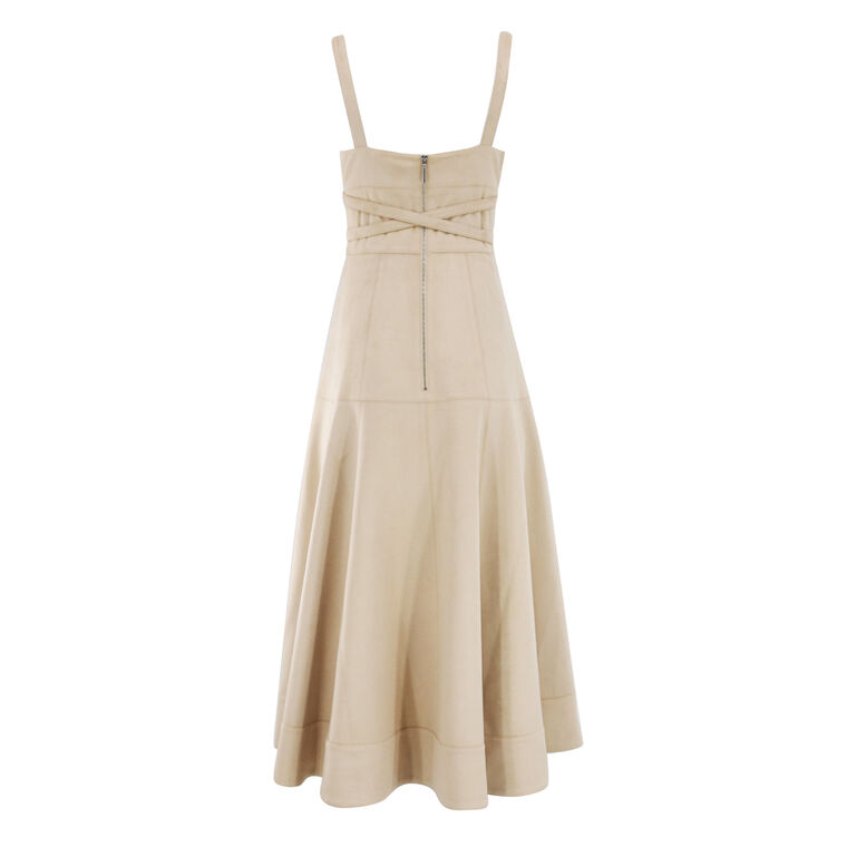 Kendra Tie Front Midi Dress image number null