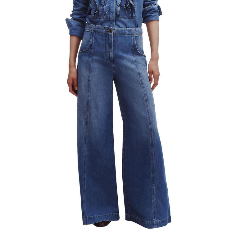 Dancing In The Dark Wide Leg Jean image number null