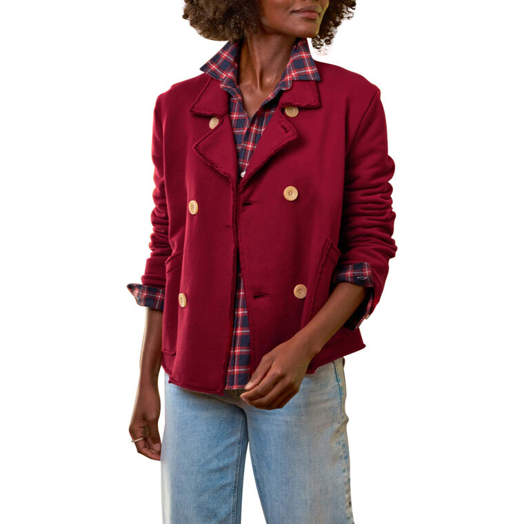 Mini Belfast Cropped Sweatshirt Peacoat image number null