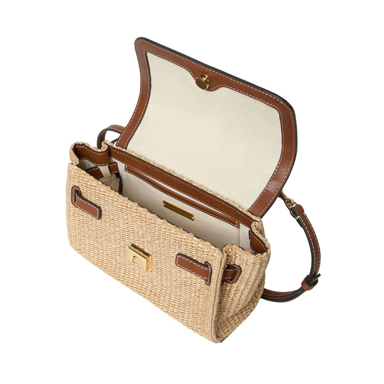 Alexei Natural Straw Crossbody image number null