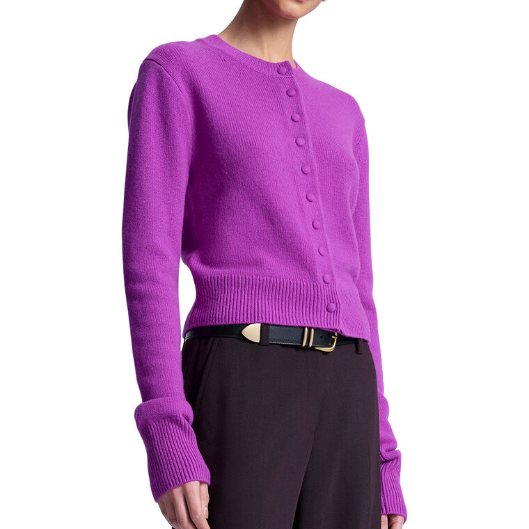 Skyler Long Sleeve Cashmere Cardigan image number null