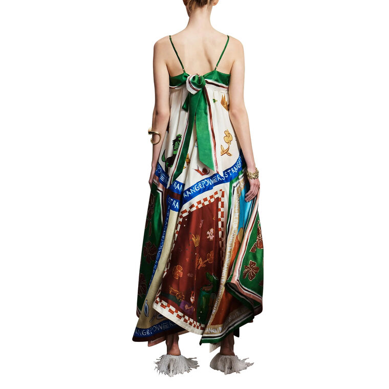 Tangible Love Sleeveless Silk Midi Dress image number null