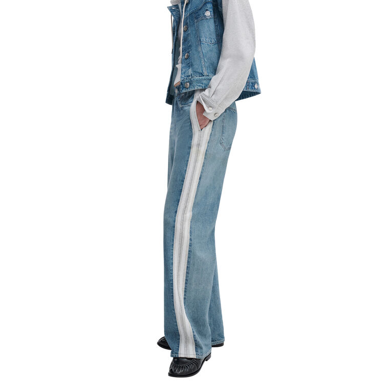 Miramar Terry Pull-On Wide-Leg Pants image number null