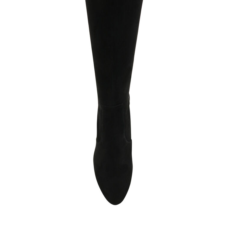 Yuliana 60mm Knee High Suede Zip Boot image number null