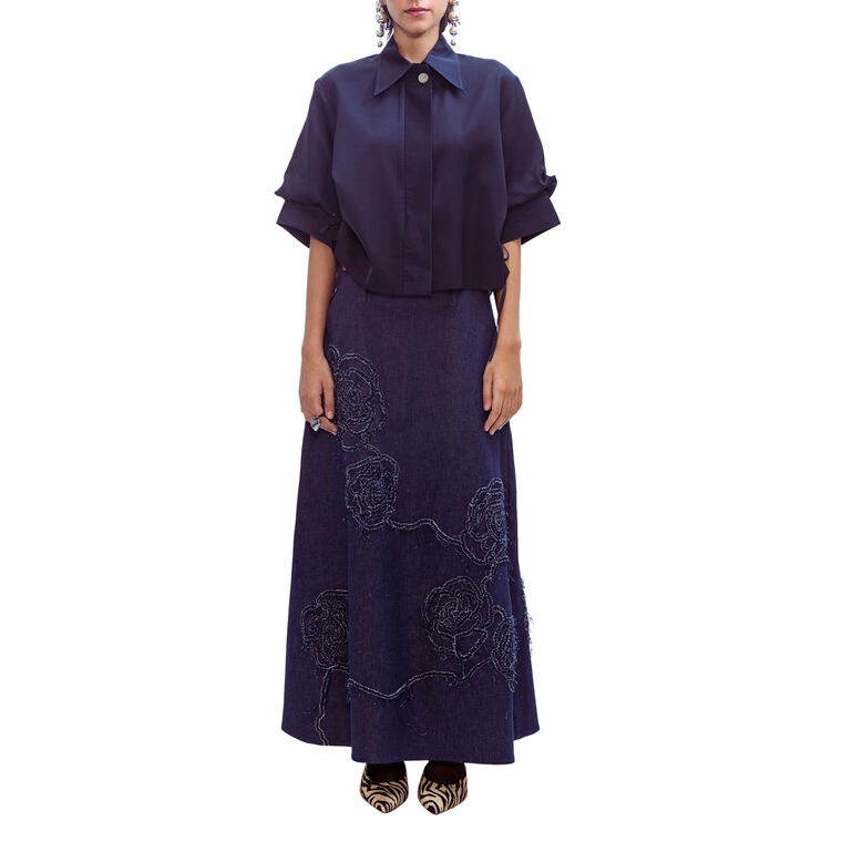 Avril Short Sleeve Collared Shirt image number null