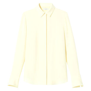 Scottie Silk Georgette Button Blouse