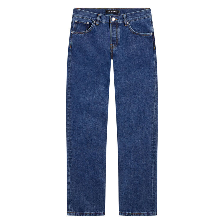 Ariel Mid Rise Straight-Leg Jean image number null