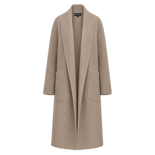 Thara Shawl Collar Wool Coat