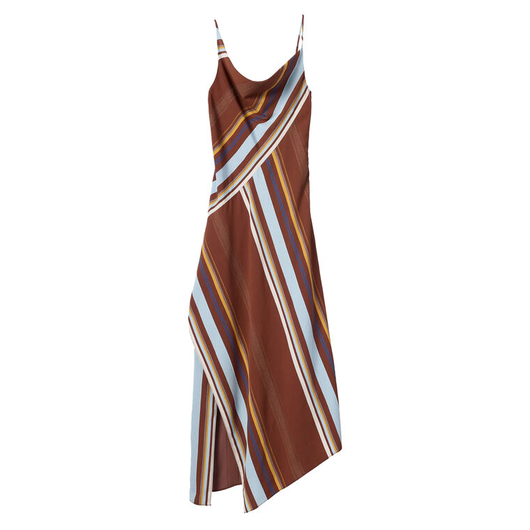 Lauren Striped Midi Dress image number null