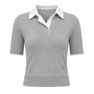 Short Sleeve Double Polo Tee