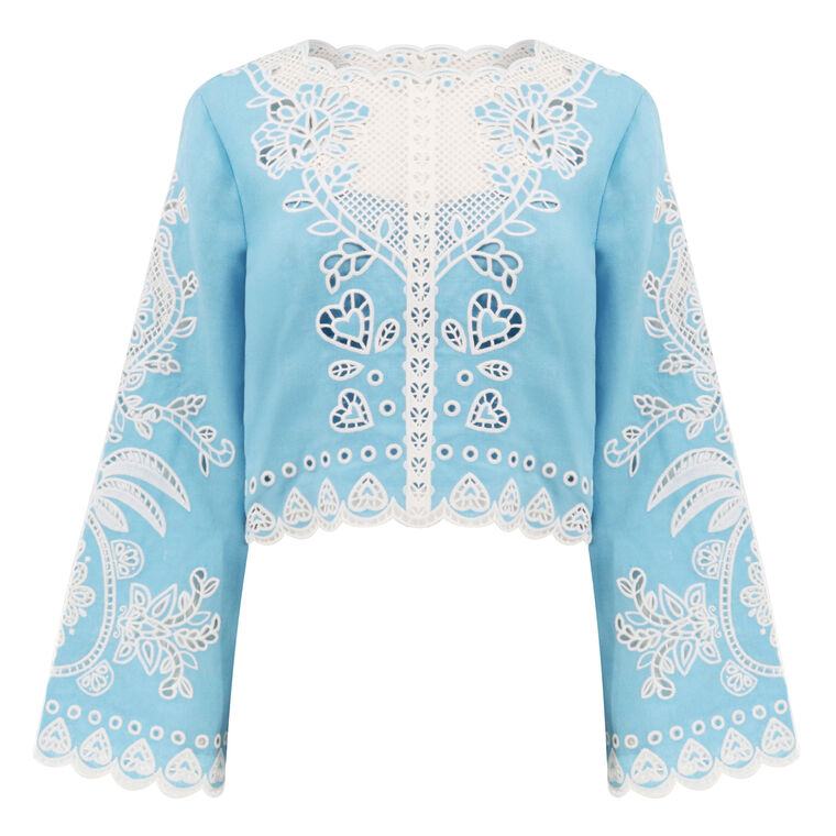 Romantic Richelieu Blouse image number null