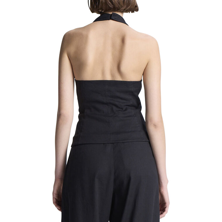 Cora Sleeveless Linen Top image number null
