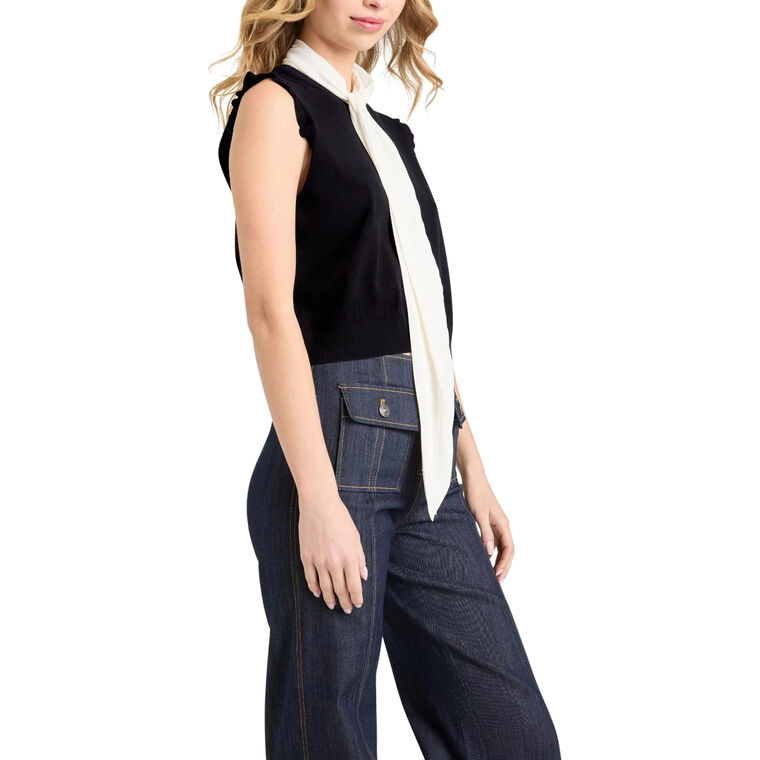 Chiara Sleeveless Tie-Front Top image number null