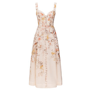 Luna Sleeveless Buttoned Picnic Dress