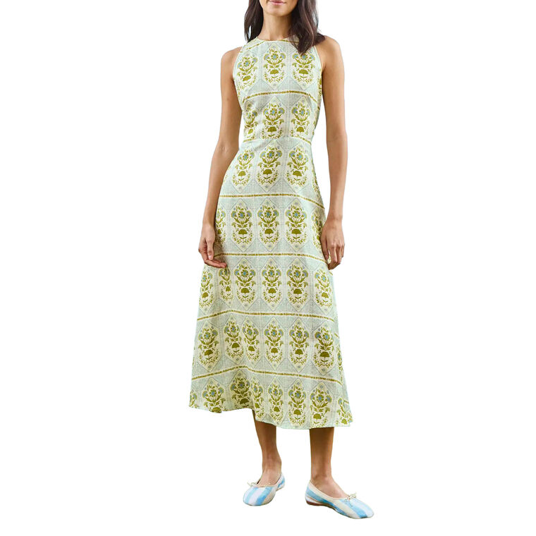 Faith Sleeveless Trellis Midi Dress image number null