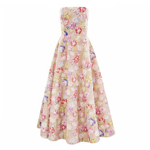 Vivian Strapless Midi Dress
