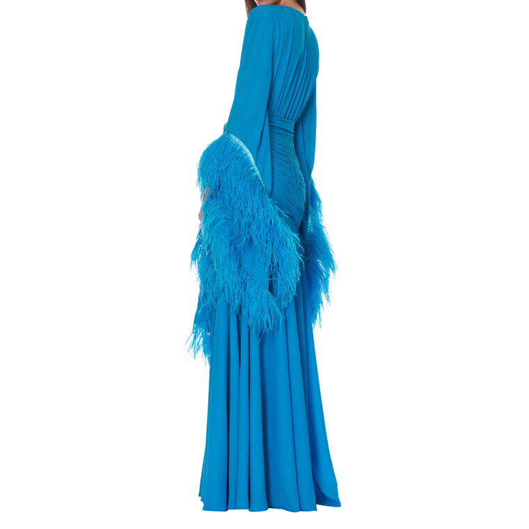 Geisha Long Sleeve Maxi Dress image number null