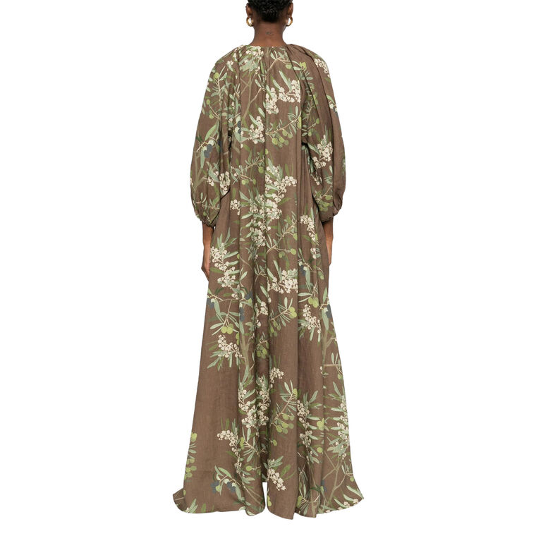 Georgio Oliver Tree V-Neck Maxi Dress image number null