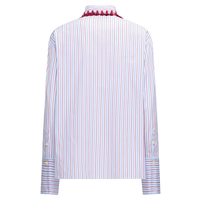 Billie Long Sleeve Striped Button Down Blouse image number null