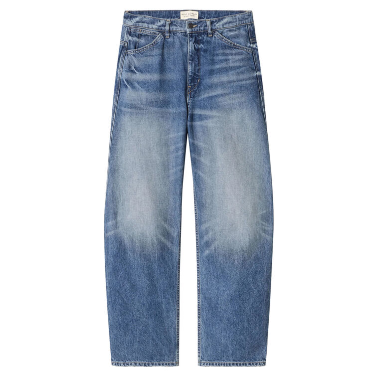 Tribeca High-Rise Barrel-Leg Jean image number null