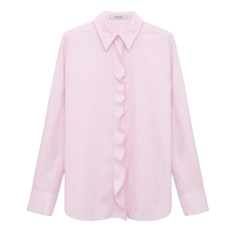 Pure Power Long Sleeve Ruffle Blouse image number null