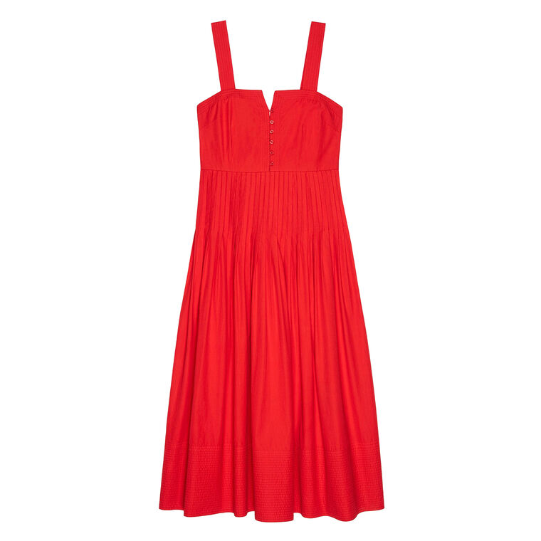 The Day Break Sleeveless Midi Dress image number null