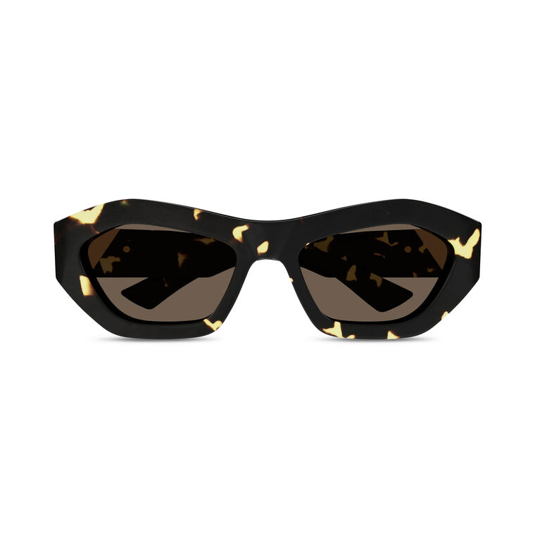 Triangle Logo Tortoise Sunglasses image number null