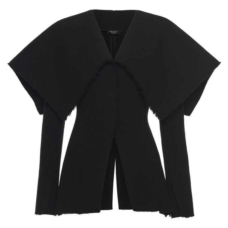 Fitted Jacket With Big Collar image number null