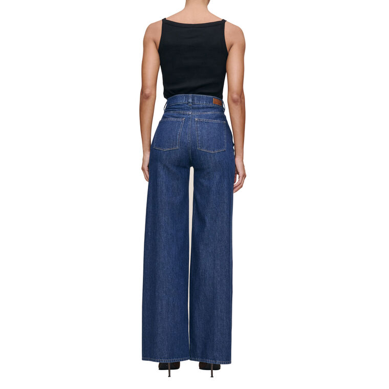 Hepburn Wide Leg High Rise Jeans image number null