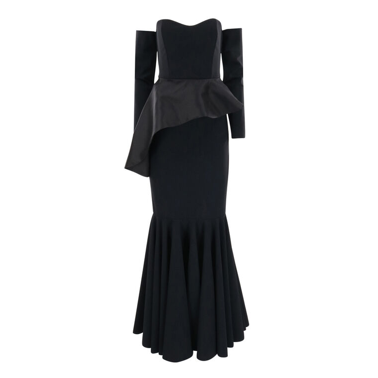 Breuer Peplum Gown image number null