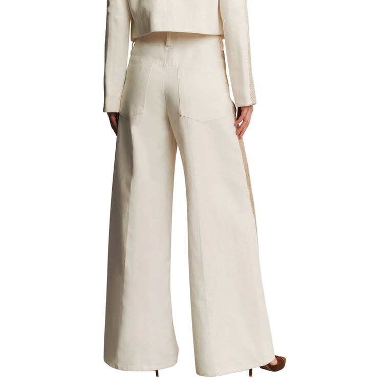 Almost Famous Jean With Beaded Tux Stripe image number null