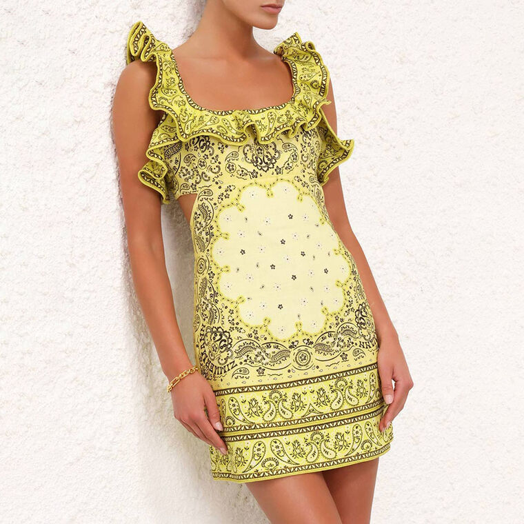 Matchmaker Frilled Mini Dress image number null