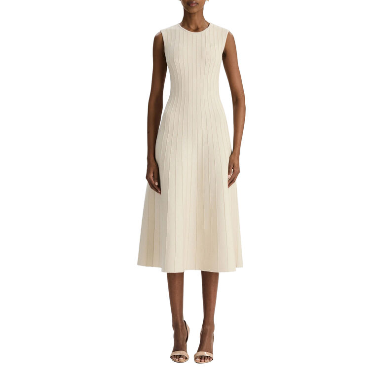 Ottoman Knit Dress image number null