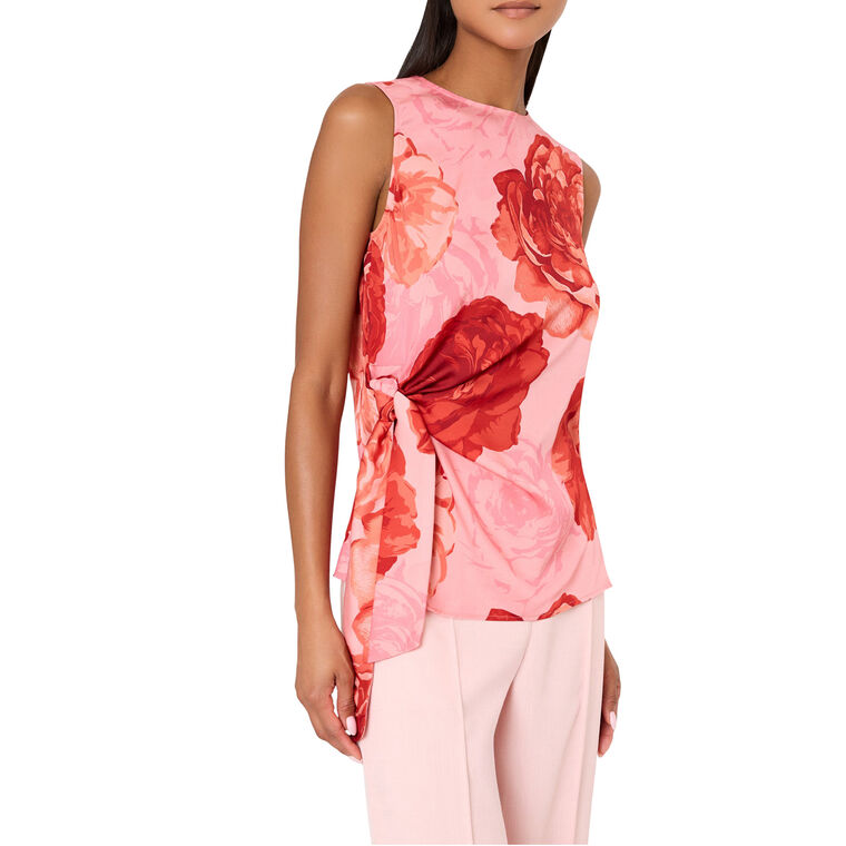 Serena Sleeveless Floral Top image number null