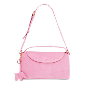Ani Suede Satchel With Charm