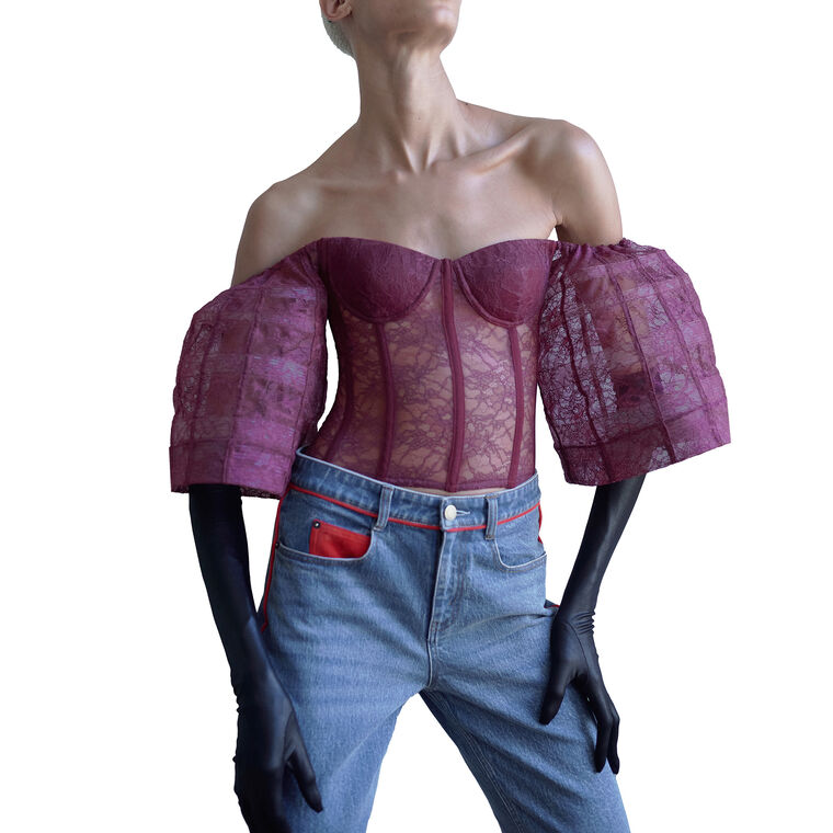 Morrison Lace Bustier Top image number null