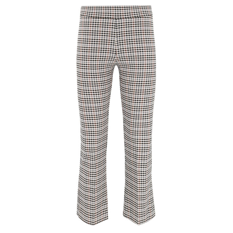 Leo Novelty Flannel Crop Flare Pant image number null