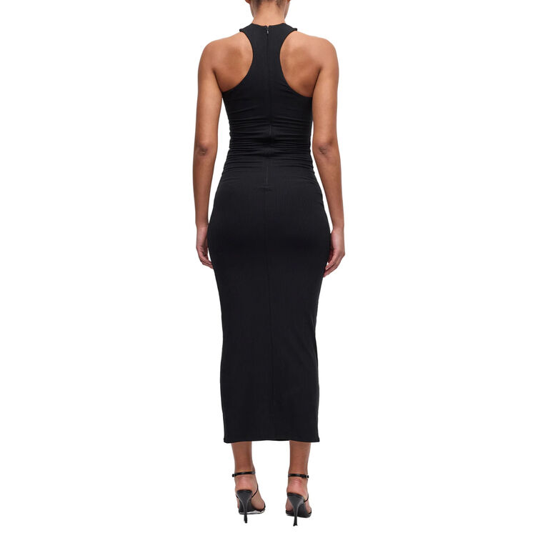 Ziamara Sleeveless Midi Dress With Hardware Detail image number null