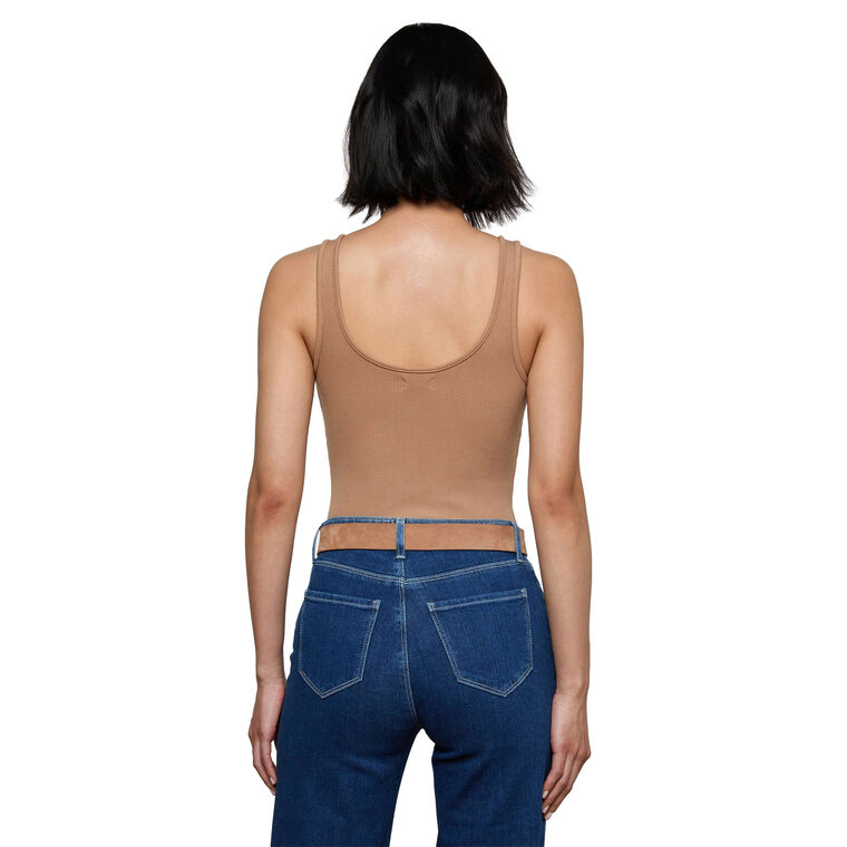Nica Scoop Neck Tank Bodysuit image number null