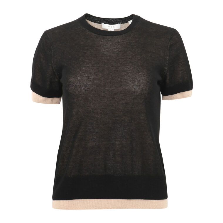 Double-Layer Knit T-Shirt image number null