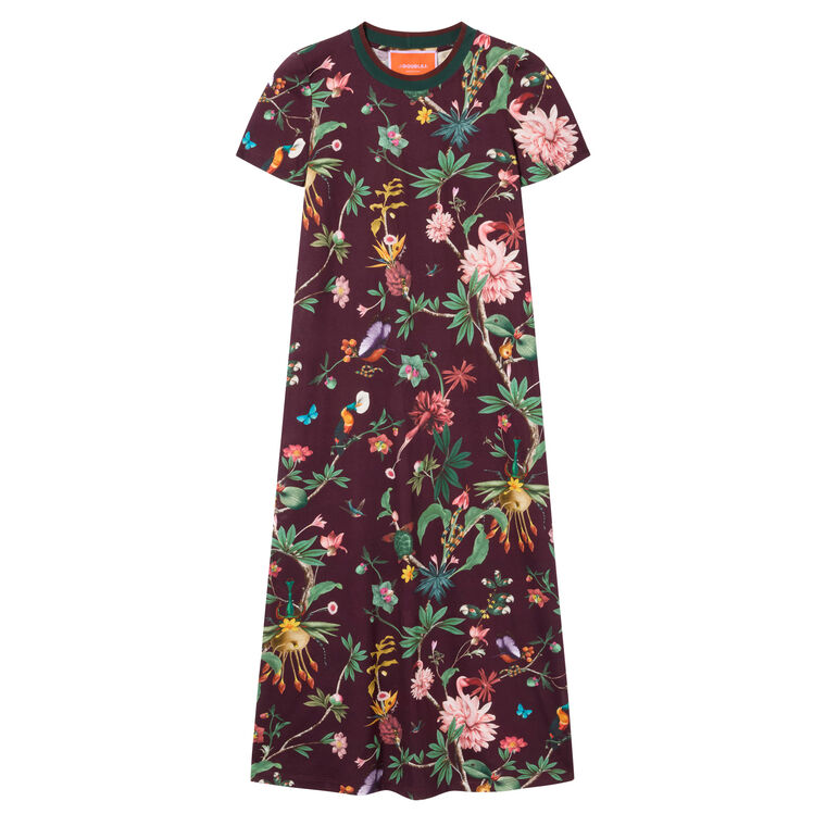 Short Sleeve Sporty Swing Dress image number null