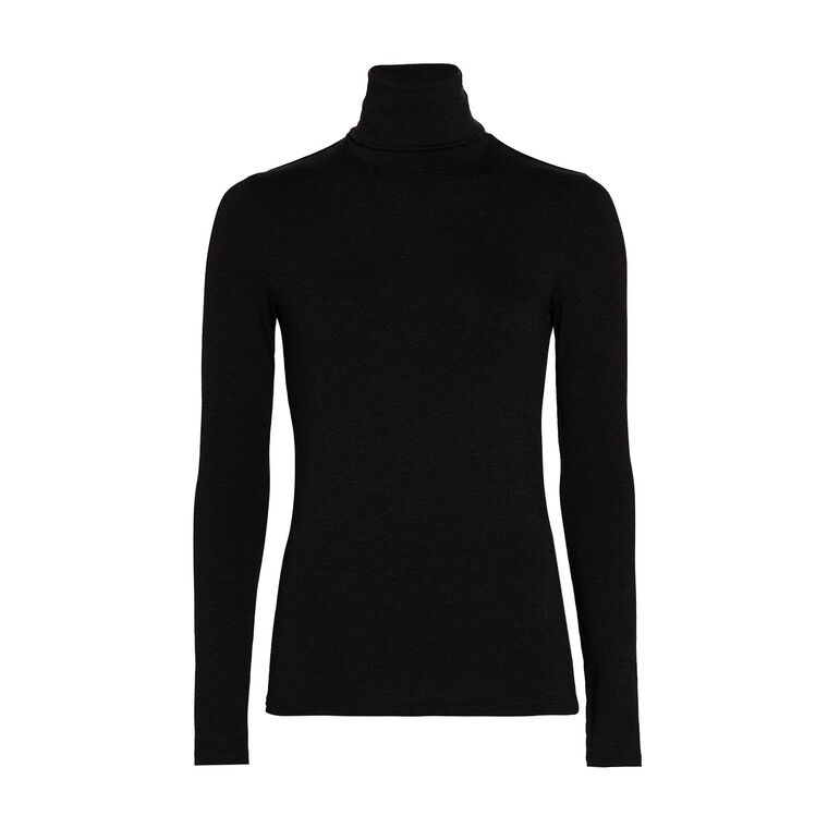 Soft Touch Long Sleeve Stretch Turtleneck image number null