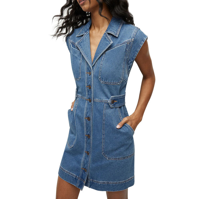 Jax Denim Shirtdress image number null