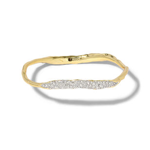 Sonales Gold Crystal Small Skinny Bangle Bracelet