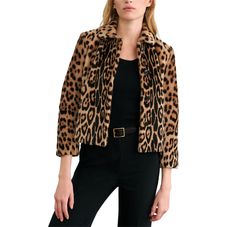 Montmartre Shearling Cropped Jacket image number null