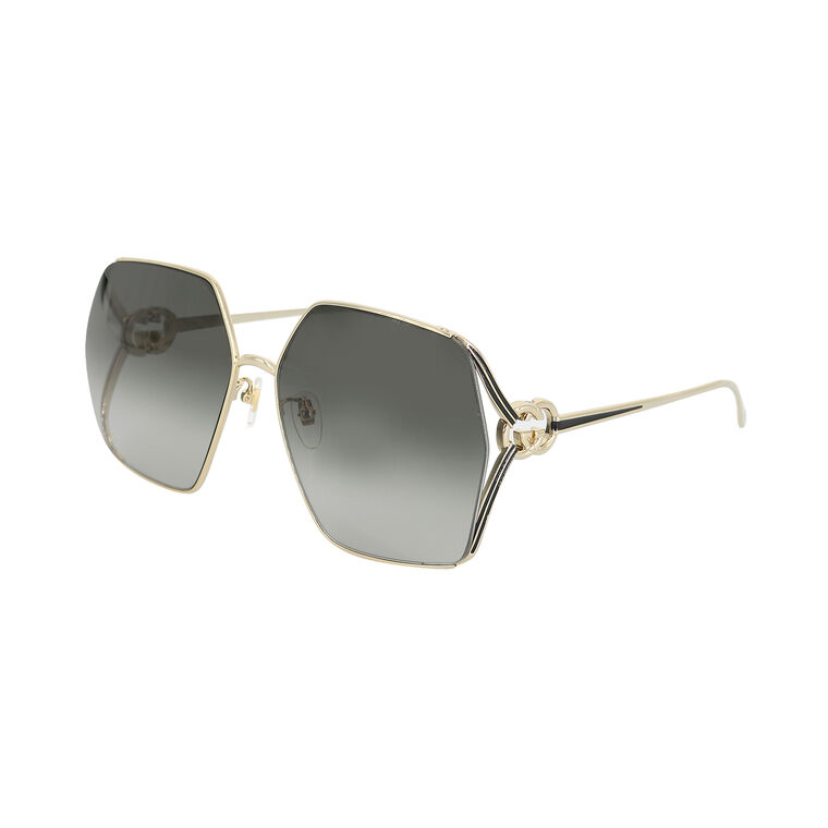 Square Metal Frame Sunglasses image number null