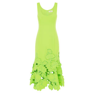 Emily Applique Sleeveless Midi Dress