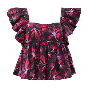 Romi Floral Poplin Top