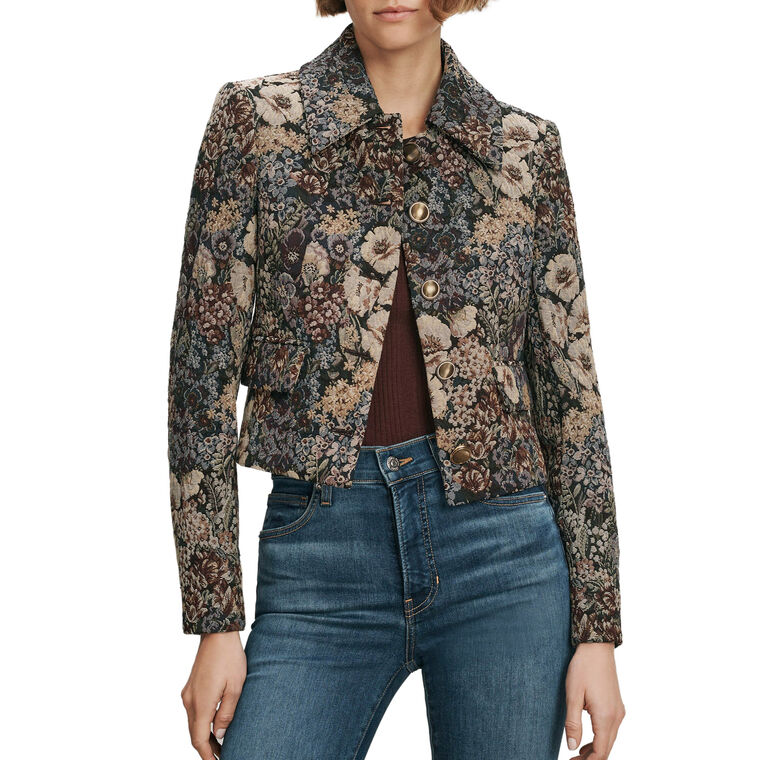 Wilde Brocade Jacket With Collar image number null