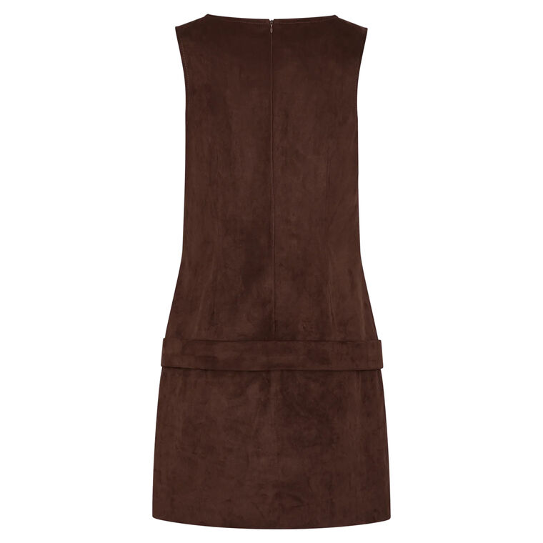 Fern Faux Suede Mini Dress image number null